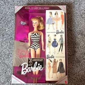 Barbie 35th Anniversary Doll in Black and White